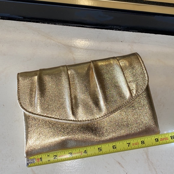 Vintage Avon Polished Gold Evening Bag IOB - Picture 10 of 12
